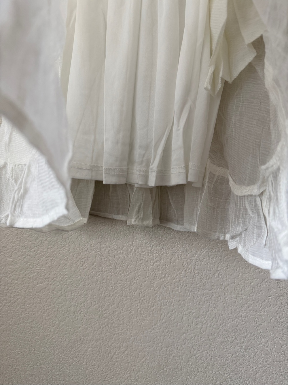 Peach Love California White Smocked Square-Neck or Off The Shoulder Dress - Picture 5 of 9